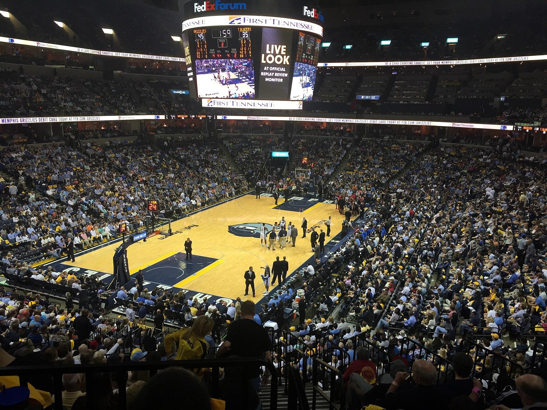 FedExForum in Memphis, TN