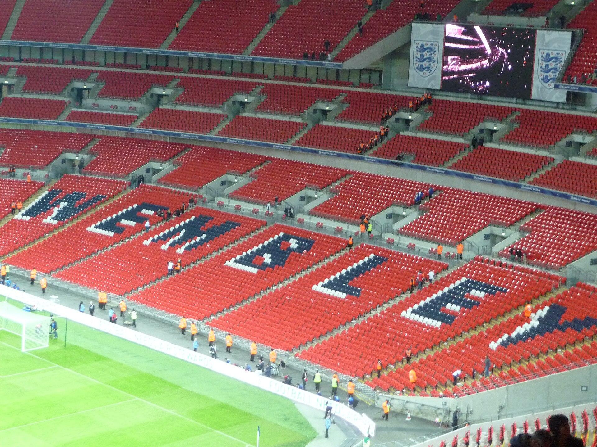 Wembley Stadium in London