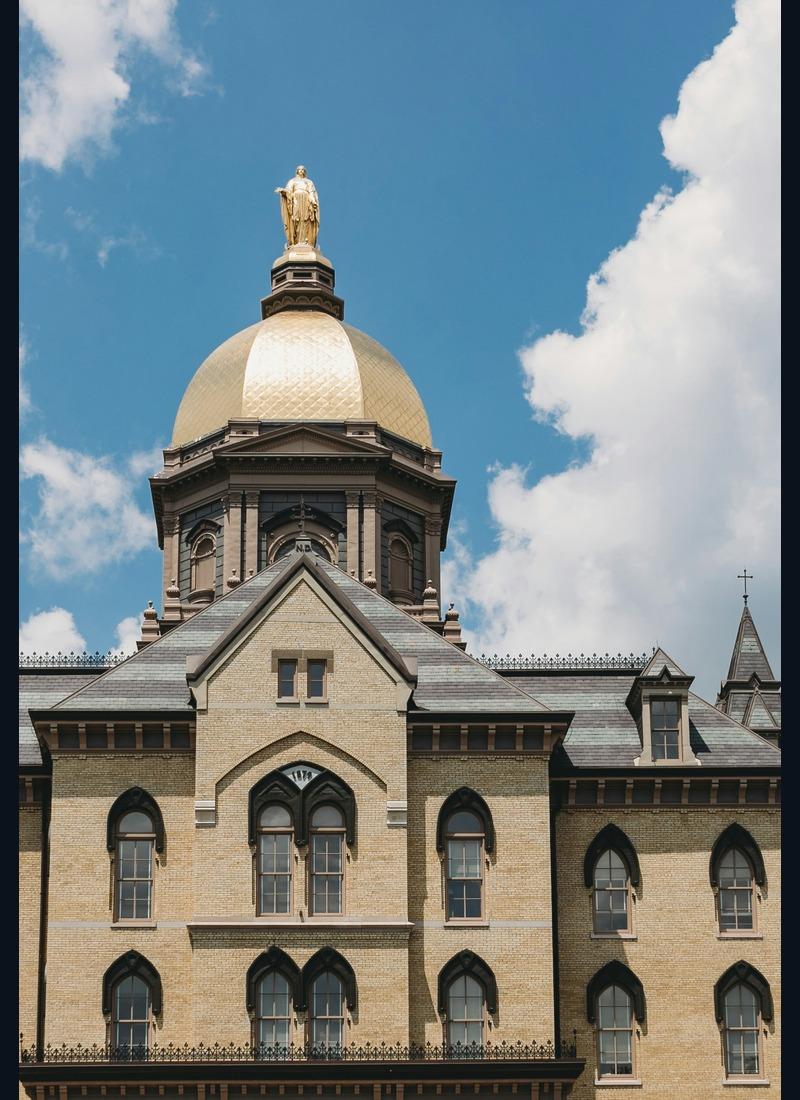The Golden Dome at the University of Notre Dame