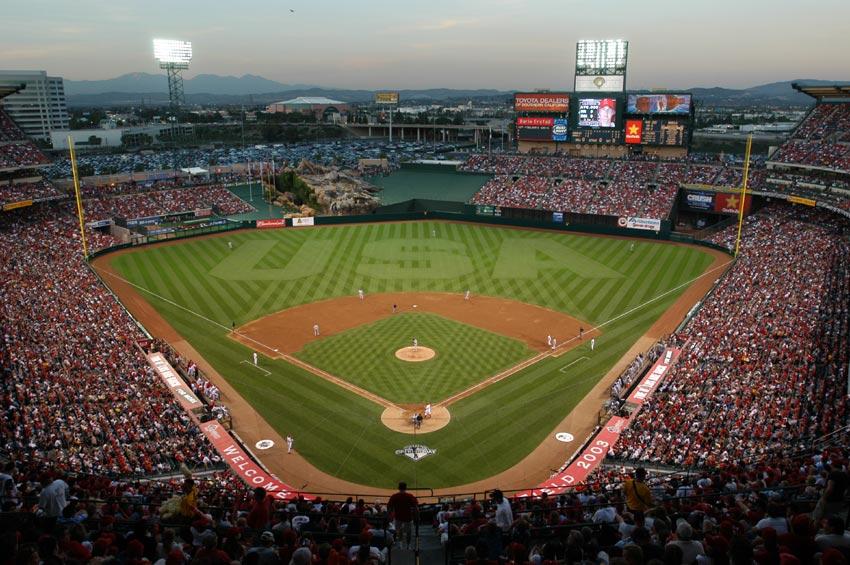 Angel Stadium in Anaheim, CA