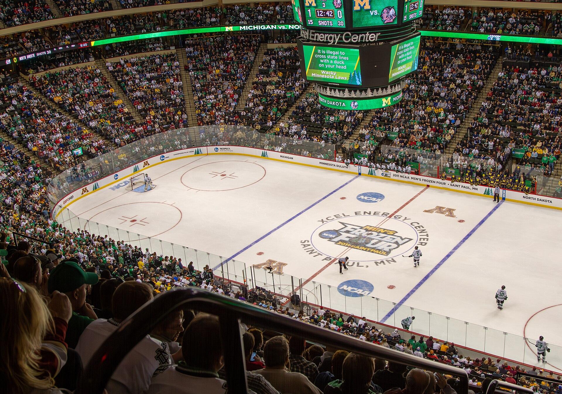 Xcel Energy Center in Saint Paul, MN